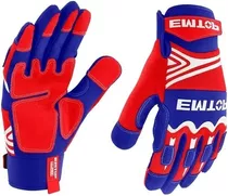 Guantes Mecánica Cuero Pvc Goma Trabajo Pesado Emtop 