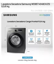 Lavadora/secadora Samsung Lava 9.5kg, Seca 6 Kg