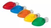 Focos De Colores Tipo Vela Caja 50pz Adir 2921 Color De La Luz Blanco Cálido