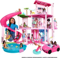 Mega Casa Dos Sonhos Barbie Playset 3 Andares Som Presente