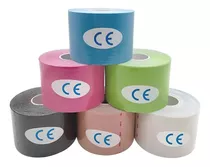 Cinta Kinesiológicas Vendaje Neuromuscular Tape 6pcs 5cmx5cm