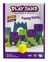Arena Magica Play Sand Castillos Con Accesorios Full