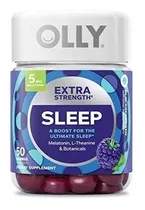 Gomitas Para Dormir Olly Sleep Extra Strength, Originales De Ee. Uu.