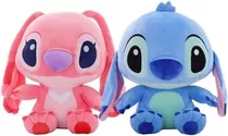  Peluche X2 ¡¡  Lilo Stitch Y Angel !!  30 Cm  Importado