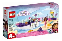 Bloco Lego Gabby's Dollhouse Navio E Spa Da Gabby E Sereiata