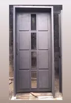 Puerta Doble Emtaborada Principal Con Vidrios 