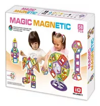 Magneticos Juegos Pieza Niños/niñas Bloques Plasticos Armar 58 Mg14