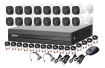 Cctv Kit Profesional Dahua Dvr 16ch + 16 Cam 1080p Tienda9cl