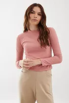 Sweater Rimmel Soul De Manga Larga Casual Para Mujer