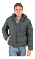 Campera Hombre Importada Con Capucha Inflada Abrigada Nueva