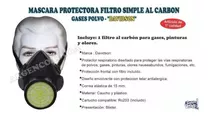 Mascara De Dos Filtros -  Davidson   Fumigador/quimica