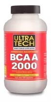 Bcaa 2000 Ultra Tech X 120 Caps. Aminoácidos Esenciales Energía Fuerza Recuperación Masa Muscular Sabor Sin Sabor