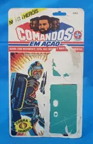 Comandos Em Ação Gi Joe Cartela Cobra Homem Rã Estrela 1988