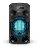 Equipo De Audio Sony Para Fiesta Con Bluetooth - Mhc-v02 Color Negro Potencia Rms 80 W 110v/220v