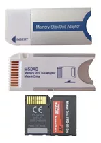 Tarjeta Memoria Memory Stick Pro Duo Adaptador Para Sony Cam