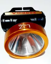 Lanterna De Cabeça Led 25w Recarregavel Ljz-td 806 Com Case