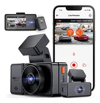 Vantrue E3 2.5k 3 Canales Wifi Gps Dash Cam, 3 Vías Delanter