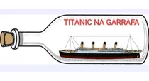 Projeto Navio Titanic Na Garrafa Faça Você Mesmo + Brindes