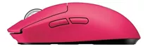 Mouse Gamer De Juego Inalámbrico Recargable Logitech  Pro Series Pro X Superlight Rosa