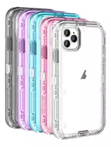 Funda Para iPhone 11 Pro 8 Plus Xs Max Case Uso Rudo Colores