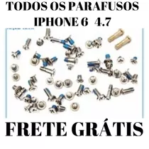 Kit Completo Parafusos iPhone 6. 4.7 Com Todos Os Parafusos