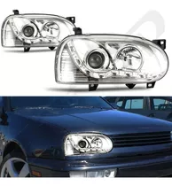 Faros Volkswagen Golf 93-98  Headlight Angel Eye Bajo Pedido