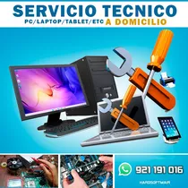 Servicio Técnico De Computadoras Y Laptops A Domicilio