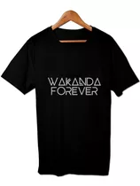 Pantera Negra Wakanda Forever Remera Friki Tu Eres #2