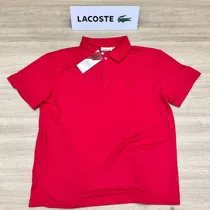 Camisa Polo Lacoste Sport Mini Croc Kit Vermelha E Branca 