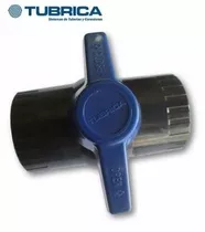 Valvula De Bola Compacta Pvc 1 Pulgada Llave De Paso Lisa