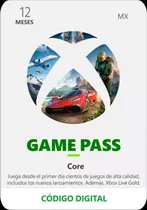 Game Pass Core 12 Meses Codigo