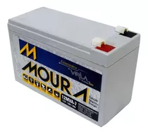 5 Bateria Selada Vrla Para Alarmes Nobreaks 12v 7ah Moura