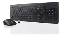 Kit Teclado Y Mouse Lenovo Essential Wireless Inalámbrico Color Del Mouse Negro Color Del Teclado Negro