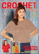 Revista Tejido Crochet En Una Sola Pieza Top Down 6 Diseños
