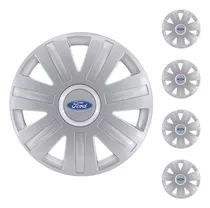 Juego 4 Tazas Ford Focus 2007 2008 2009 2010 2011 2012 2013 2014 De 14 Pulgadas Con Logo