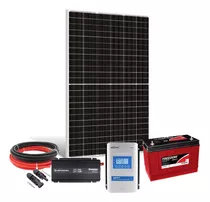 Kit Energia Solar Off Grid 410w Inversor 220v Bateria 115ah