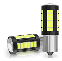 Par Ampolletas Led 1157 Bay15d P21/5w Rojo 12v-24v 33 Led