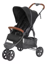 Carrinho De Bebê 3 Rodas Abc Design Moving Light Woven Black Com Chassi De Cor Preto