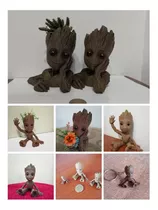 Regalo. Baby Groot Impresión 3d. Maceta Llavero Especial.