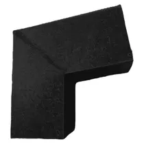 Codo 2x4 Pulgadas O 5x10 Cm En Color Negro Zinguería C25