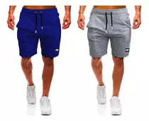 Pack X 2 Shorts Bermuda De Hombre Deportivo Corto Jogging G6