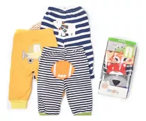 Pack 5 Pantalones Calzas Para Bebe. Modelos Surtidos Algodón