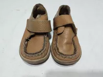 Zapatos Niño Marron Beige Velcro - T 22 Ideal Autismo Cumple
