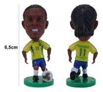 Boneco Miniatura Ronaldinho Gaúcho Seleção Brasileira