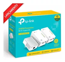 Extensor Powerline Av600 Tp-link Tl-wpa4220t Kit Triplo 4220