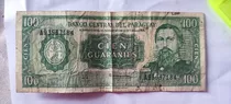 Billete De 100 Guaranies De 1952