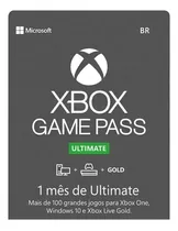 Xbox Game Pass Ultimate  1 Mês Gpu 1 Mês  Mensal 25 Dígitos