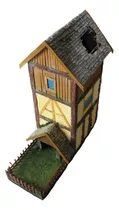 Torre De Dados Artesanal - Rpg - Jogos - Medieval - Diorama