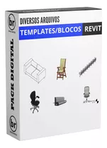 Projeto Cadeiras, Poltronas E Outros Editável Revit 3d