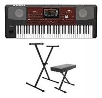 Korg Pa700 61-key Arranger Workstation, Keyboard Stand,bench